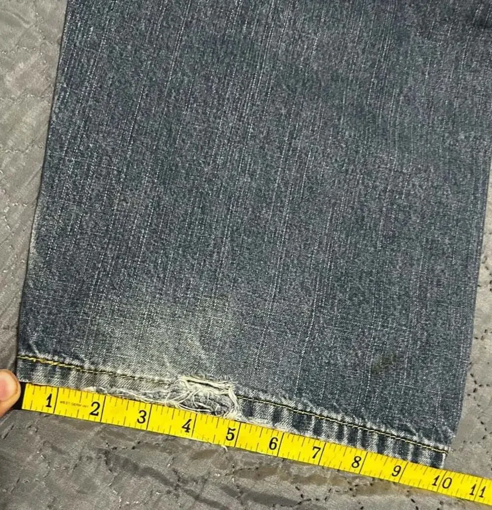 Silver Tab Medium Wash Mid Rise Loose Baggy Jeans - Size 40W x 38L